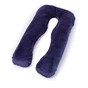 Подушка MirSon для вагітних та відпочинку Velvet Line №8020 U-подібна Navy blue (2200006178521) - preview 1