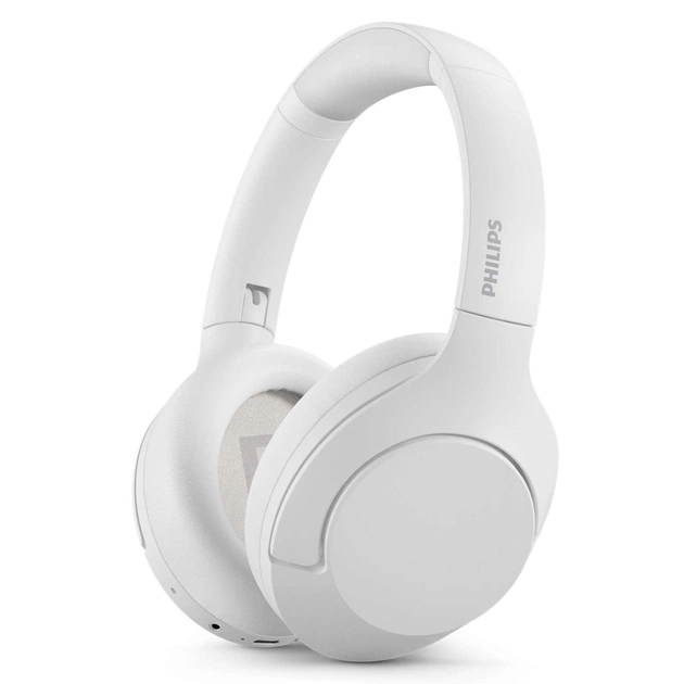 Навушники Philips TAH8506 Over-ear ANC Hi-Res Wireless Mic White (TAH8506WT/00) - зображення 1
