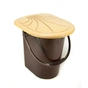 Відро-туалет Консенсус Коричневе 17 л (Консенсус/туал/коричневий) - уменьшенное изображение 1
