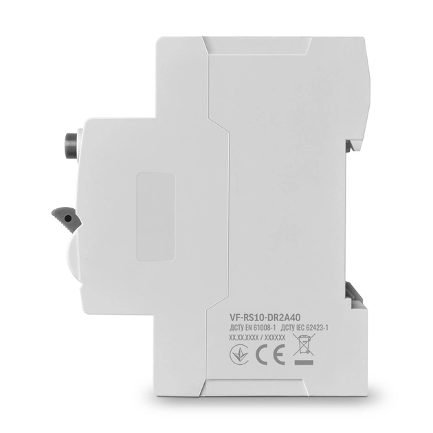 Диференційне реле (ПЗВ) Videx RESIST А 2п 30мА 10кА 40А (VF-RS10-DR2А40) - picture 3