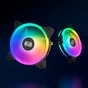 Кулер до корпусу PcCooler F3 T120 ARGB Black - зменшене зображення 5