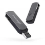 USB флеш накопичувач eXceleram 32GB P2 Series Gray/Black USB 2.0 (EXP2U2GB32) - зменшене зображення 1