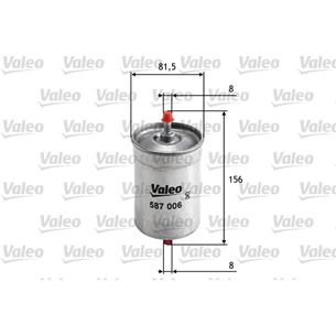 Фільтр паливний Valeo 587006 зображення 1