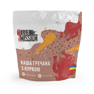 Їжа швидкого приготування Food Mission Каша гречана з куркою 100 г (fm.30481) зображення 1
