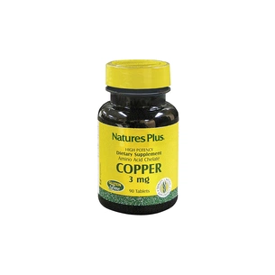 Мінерали Natures Plus Мідь 3мг, 90 таблеток (NAP-03430) зображення 1