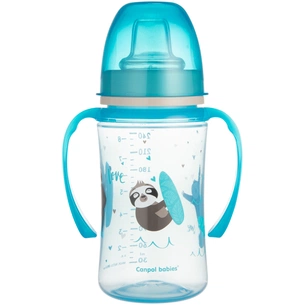 Поїльник-непроливайка Canpol babies EasyStart 240 мл -Sweet fun синя (35/208_blu) зображення 1