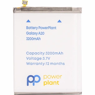 Акумуляторна батарея PowerPlant Samsung Galaxy A20 (EB-BA505ABN) 3200mAh (SM170685) зображення 1