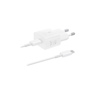 Зарядний пристрій Samsung 25W Power Adapter (w C to C Cable) White (EP-T2510XWEGEU) зображення 1