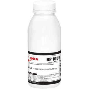 Тонер Imex HP LJ P1005/P1505/P1102/M125, 80г Black (CMG-3-80) зображення 1