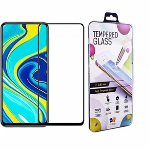 Скло захисне Drobak Xiaomi Redmi Note 9 Pro Full Cover Full Glue (Black) (121289 (121289) зображення 1