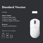Мишка Lemokey G1 USB-A/USB-C/Wireless 8K White (G1-A2) - зменшене зображення 7