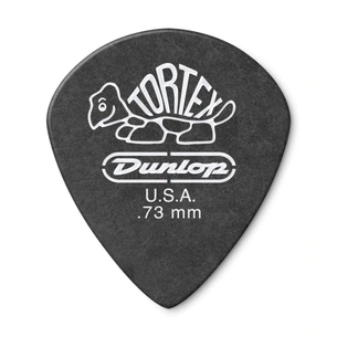 Медіатор Jim Dunlop Tortex Pitch Black Jazz III Pick .73mm 12 шт. (482P.73) изображение 1