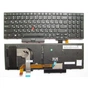 Клавіатура ноутбука Lenovo ThinkPad T570/P51S чорна з чорною рамкою, ТП та підсвіткою (A46079) - зменшене зображення 1