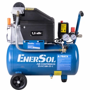 Компресор Enersol поршневий 180 л/хв, 1.5 кВт, вага 20 кг (ES-AC180-25-1) зображення 1