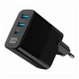 Зарядний пристрій Gembird 2хUSB-A (QC3.0 18W) + 1хType-C (PD20W) LCD black (TA-UC-PDQC30LCD-BK-02) - зменшене зображення 3