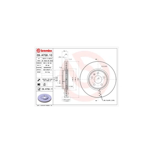 Гальмівний диск Brembo 09.A758.11 зображення 1