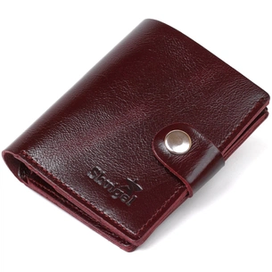 Портмоне Shvigel Шкіряне Бордове (16484) зображення 1