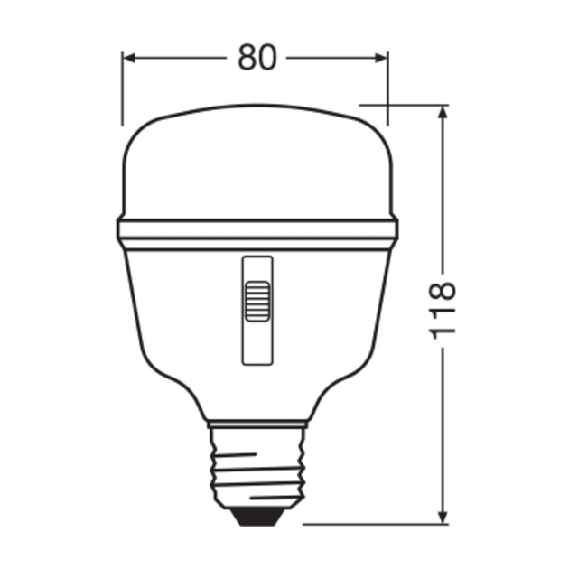 Лампочка Osram LED T80 GROW 20W CL 230V FR E27 (4058075845800) - picture 7