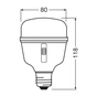 Лампочка Osram LED T80 GROW 20W CL 230V FR E27 (4058075845800) - preview 7