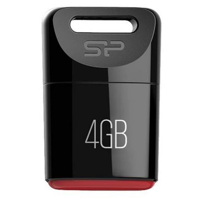 USB флеш накопичувач Silicon Power 4GB Touch T06 Black (SP004GBUF2T06V1K) - зображення 1