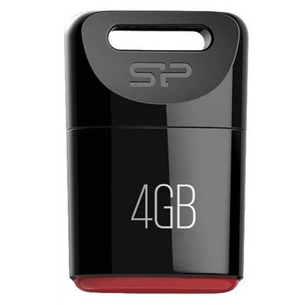 USB флеш накопичувач Silicon Power 4GB Touch T06 Black (SP004GBUF2T06V1K) зображення 1