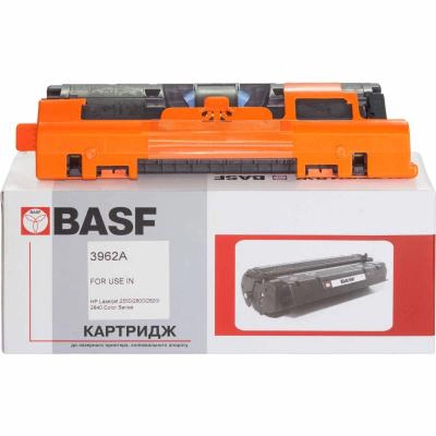 Картридж BASF для HP CLJ 2550/2820/2840 аналог Q3962A Yellow (KT-Q3962A) - изображение 1