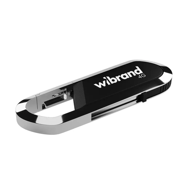USB флеш накопичувач Wibrand 4GB Aligator Black USB 2.0 (WI2.0/AL4U7B) - зображення 1