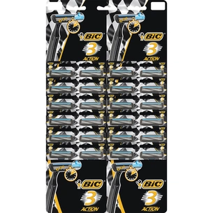 Бритва Bic 3 Action 24 шт. (3086123356573) зображення 1