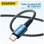 Дата кабель USB 2.0 AM to USB-C 2.0m 120W black Essager (EXC120-CGA01-P) - preview 5