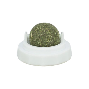 Іграшка для котів Trixie Куля з котячої м'яти з тримачем 5 см (4011905422428) зображення 1