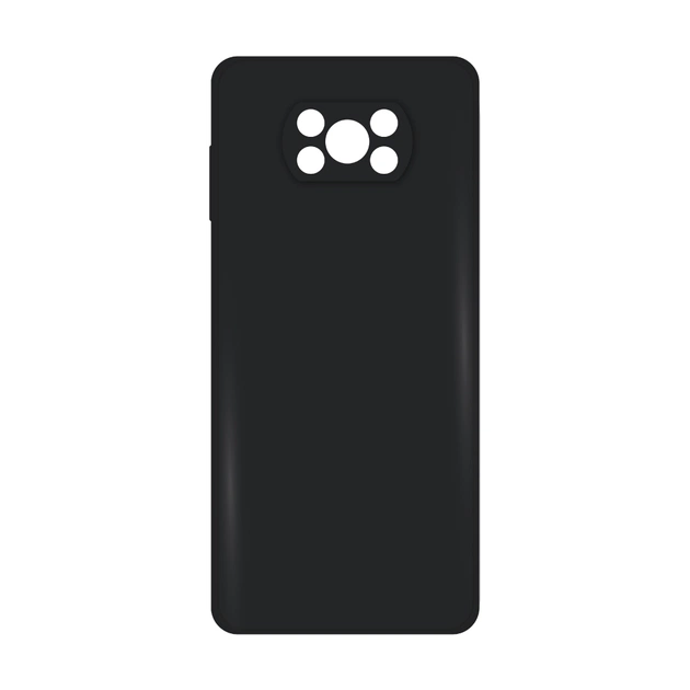 Чохол до мобільного телефона ACCLAB SoftShell Poco X3 Pro Black (1283126587139) - зображення 1