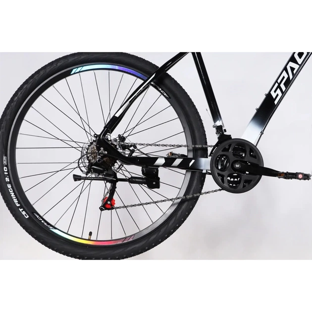 Велосипед Space 29" MERCURY DD FR рама-20" AL 2026 чорно-білий (OPS-SP-29-177) - изображение 5