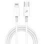 Дата кабель USB-C to Lightning 1.0m12W CL-03W White Grand-X (CL-03W) - зменшене зображення 2
