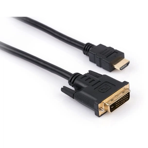Кабель мультимедійний HDMI to DVI 24+1 1.8m Vinga (VCPHDMIDVI1.8) зображення 1