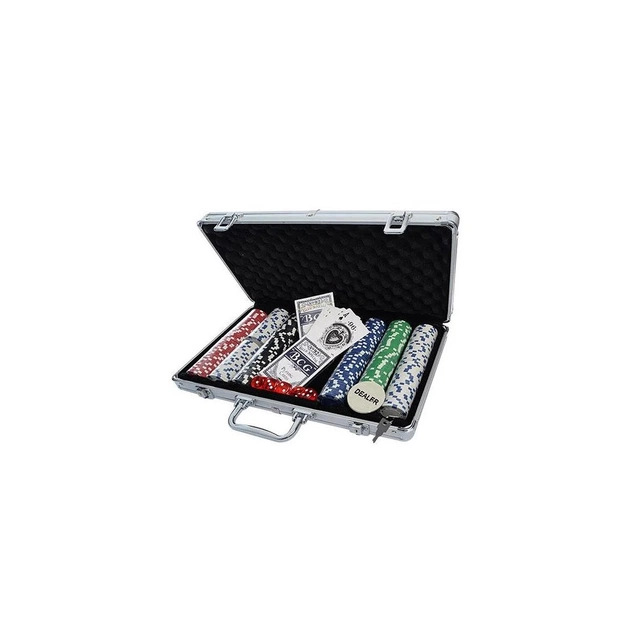 Настольная игра Johnshen Sports Покерный набор 300 фишек по 11,5 г (алюминиевый кейс) (IG-2114) - изображение 3