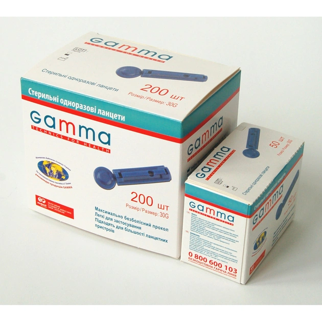 Ланцети Gamma 200 шт. (7640162324656) - picture 8