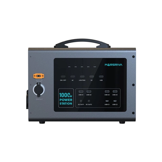 Зарядна станція Marsriva MP10 V3 1000W 1008Wh (MP10V3_MARSRIVA) - зображення 1