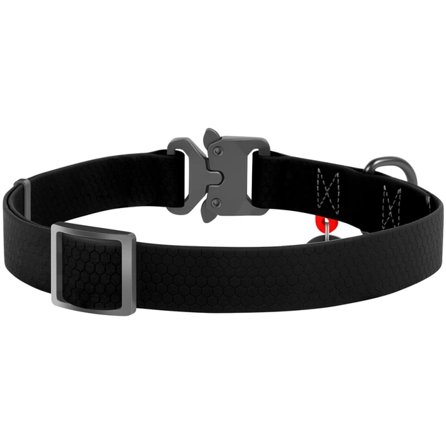 Нашийник для тварин WAUDOG Waterproof з QR паспортом M Ш 20 мм Д 24-40 см(чорний) (27931) - picture 2