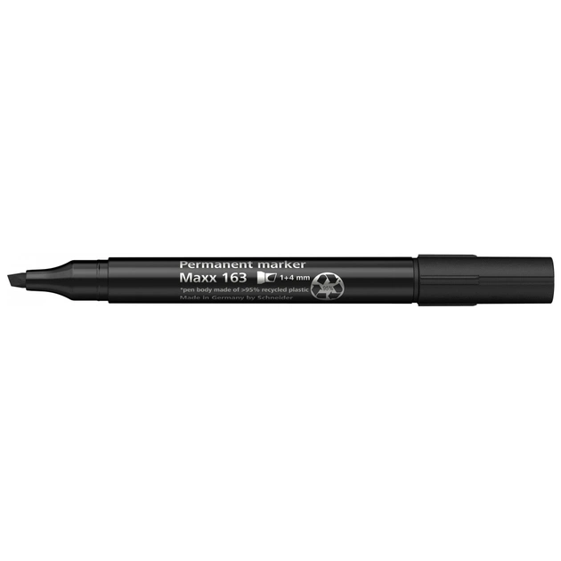 Маркер Schneider MAXX 163 перманентний 1-4 мм, чорний (S116301) - зображення 1