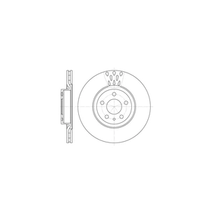 Гальмівний диск REMSA 6316.10 зображення 1