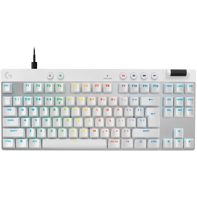 Клавиатура Logitech G PRO X TKL Rapid Linear USB UA White (920-013242) - изображение 1
