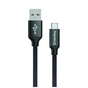 Дата кабель USB 2.0 AM to USB-C 1.0m 2.1А black ColorWay (CW-CBUC003-BK) - зменшене зображення 1