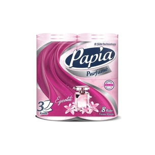 Туалетний папір Papia Parfume 3 шари 8 рулонів (8690536023448) зображення 1