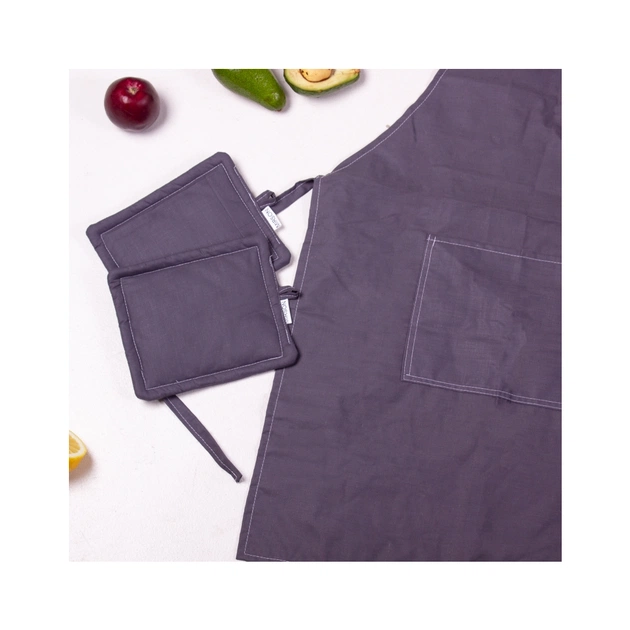 Фартух MirSon Набір 16-5803 Geronimo бязь дві прихватки + дві рукавички-прихватки + фартух (2200006752608) - picture 4