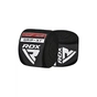 Бинт для спорту RDX на коліна K1 GYM Knee Wraps Full Black (WAH-K1FB) - зменшене зображення 5