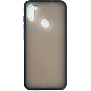 Чохол до мобільного телефона Dengos Matt Samsung Galaxy M11, black (DG-TPU-MATT-47) (DG-TPU-MATT-47) зображення 1