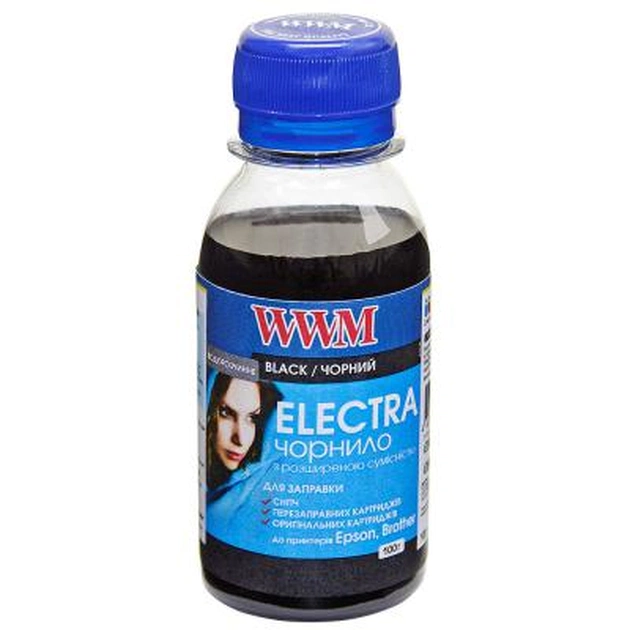 Чорнило WWM EPSON UNIVERSAL ELECTRA 100ml Black (EU/B-2) - зображення 1