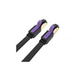 Патч-корд 15м, UTP cat 7 RJ-45 flat black Vention (ICABN) - зменшене зображення 3