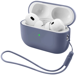 Чехол для наушников Armorstandart Silicone Case with straps For Apple AirPods Pro 3 Dark Purple (ARM91280) изображение 1