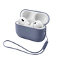 Чехол для наушников Armorstandart Silicone Case with straps For Apple AirPods Pro 3 Dark Purple (ARM91280) - уменьшенное изображение 1
